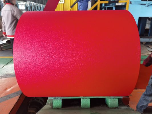 0.13-0.8mm Kleurbedekte stalen spoelfabrikanten met rimpelverf