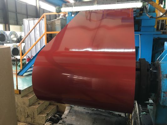 Betrouwbare voorgeverfde stalen spoel van verschillende kleuren met een zinkcoating