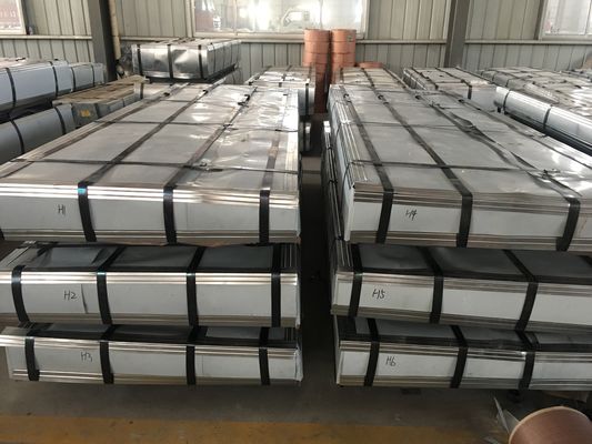 14 Gauge gegolfde stalen panelen 0,45 mm gegalvaniseerd zink dakplaat