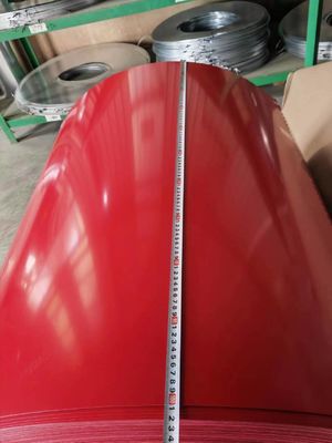 Breedte 600-1250 mm PPGI-staal spoelfabrikanten RAL-kleur voor de bouw
