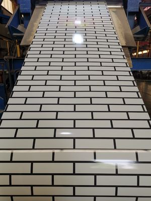 Gecoate geprinte staalplaat spoel 600 mm-1250 mm breedte Corrosiebestendige
