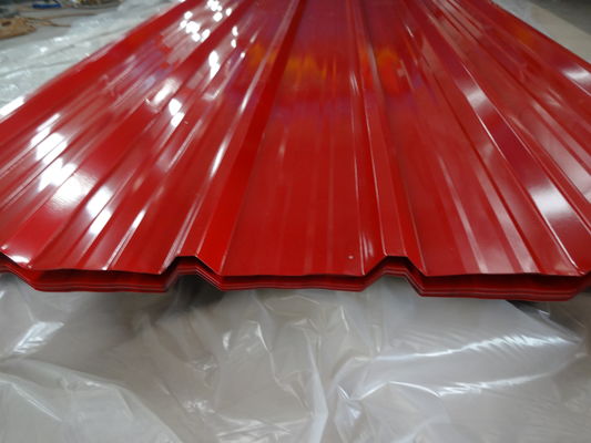 Op maat gemaakte Az/zn/color coating roofing sheet voor T type en wave type