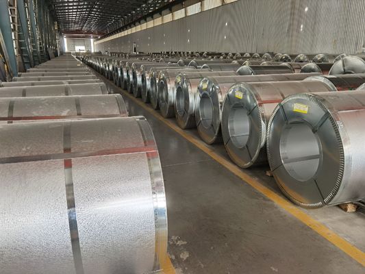 600-1250 mm warm gedompelde gegalvaniseerde spoel corrosiebestendig regelmatig / nul / groot spangle