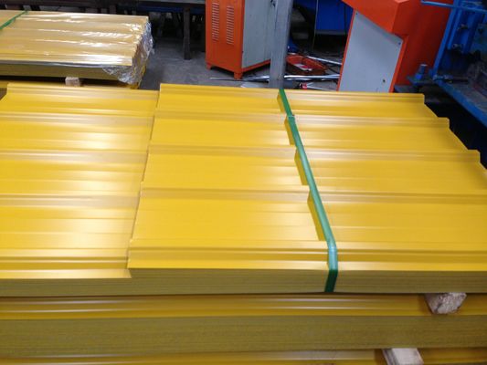 PPGI-dakplaat Normale spangle gegolfde stalen panelen 1000 mm-6000 mm