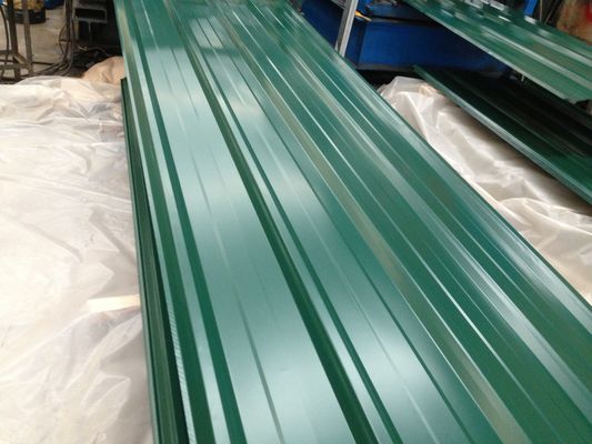 Op maat gemaakte gegalvaniseerde gegolfde metalen dakplaat / gekleurde beklede Gi-dakplaat