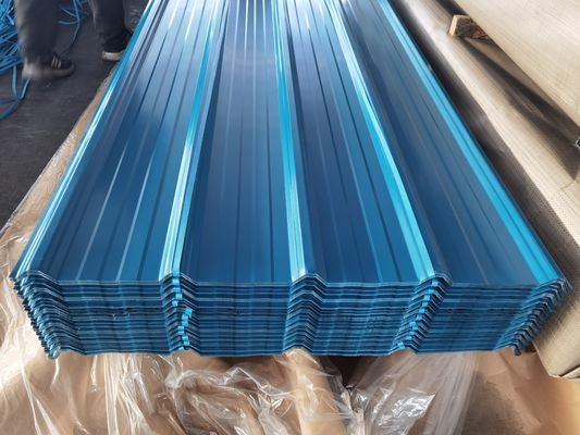 Hoge hardheid 60-95HRB golfmatig staalplaat Oppervlak 20-275 g/m2 Zinkcoating